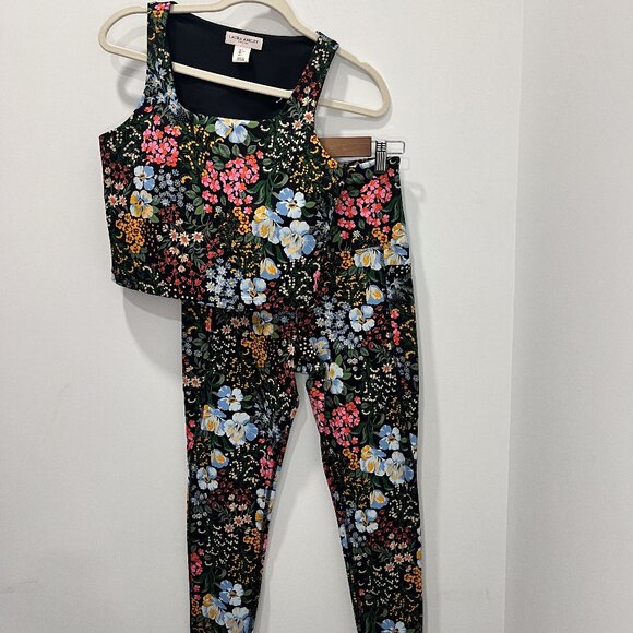 Laura Ashley Other - Laura Ashley Activewear Set Tank and Leggings Floral Size Small